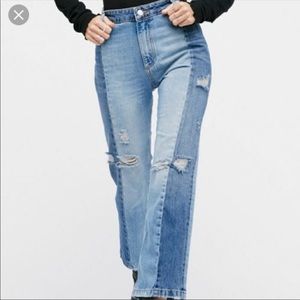 Two-toned Free People Jeans